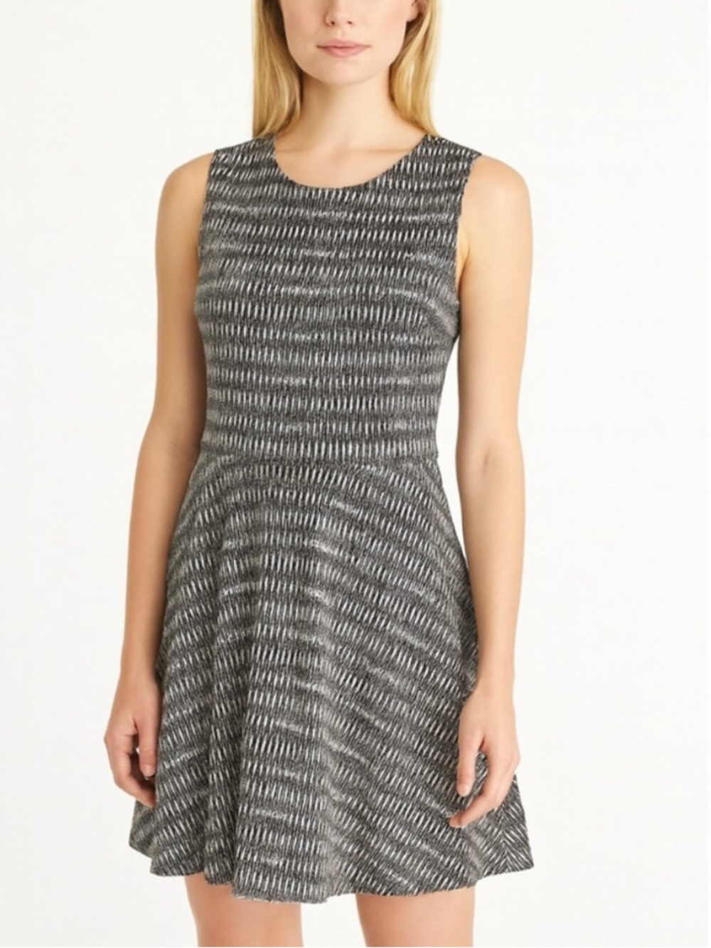 Kate Spade Emma Sleeveless Fit and Flare Dress in Black